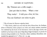 Rhymes of Rajputana