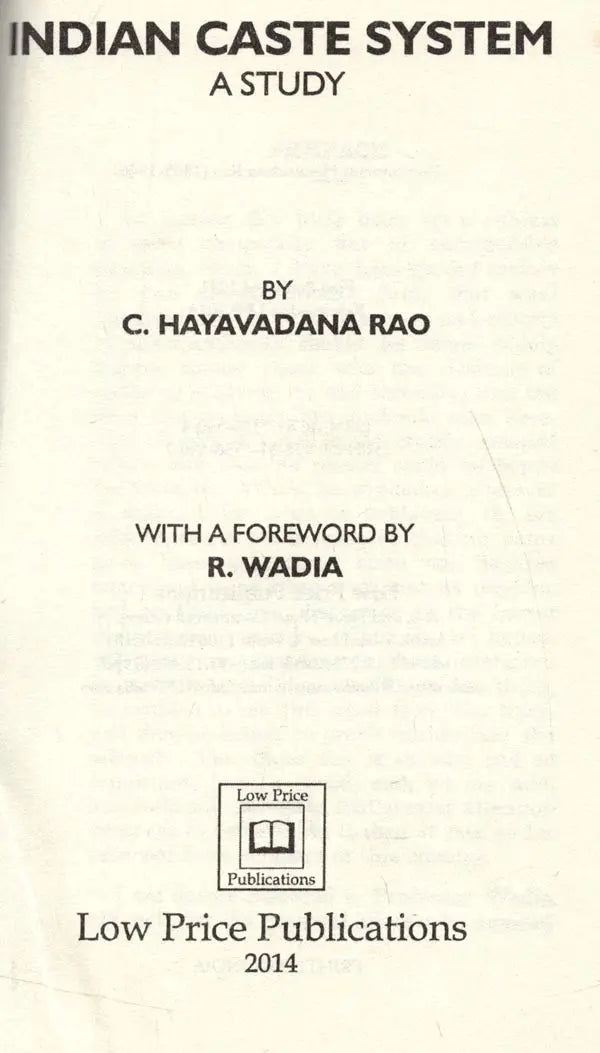 Indian Caste System: A Study