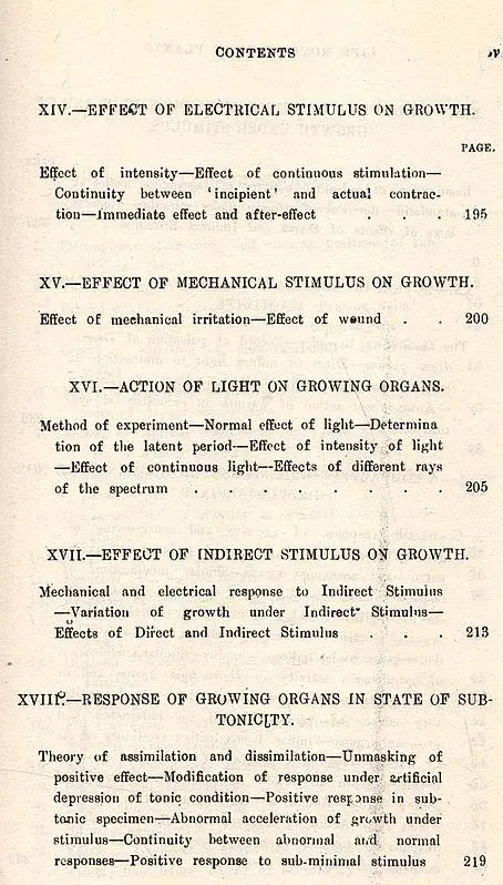 Life Movements in Plants