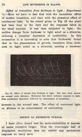 Life Movements in Plants
