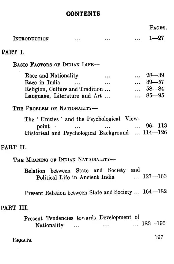 Problem of Indian Nationality