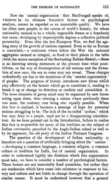 Problem of Indian Nationality
