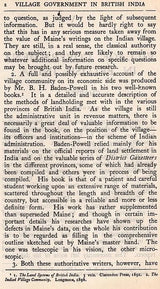 Village Government in British India