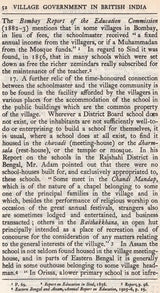 Village Government in British India