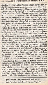 Village Government in British India