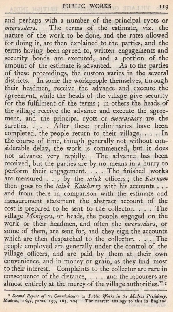 Village Government in British India