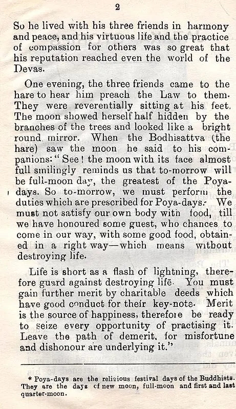 Jatakamala or A Garland of Birth Stories