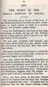Jatakamala or A Garland of Birth Stories