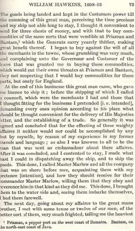 Early Travels in India (1538-1619)
