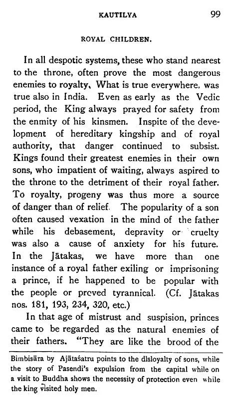 Kautilya or An Exposition of His Social Ideal and Political Theory