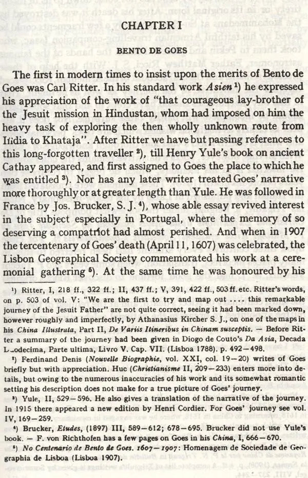 Early Jesuit Travellers in Central Asia (1603-1721)