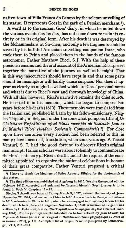 Early Jesuit Travellers in Central Asia (1603-1721)