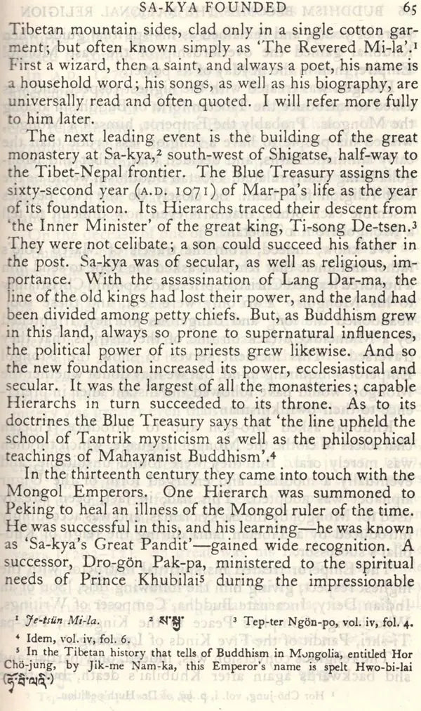 The Religion of Tibet