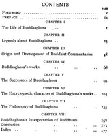 The Life and Work of Buddhaghosha