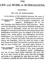 The Life and Work of Buddhaghosha