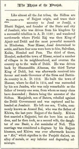 The Rajas of The Punjab