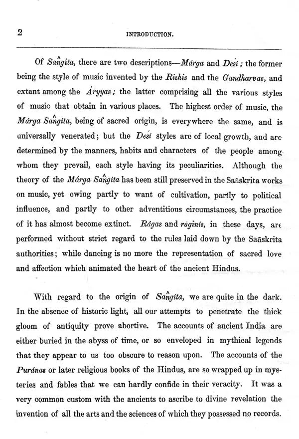 Six Principal Ragas With A Brief View of Hindu Music