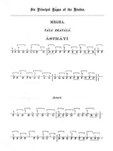 Six Principal Ragas With A Brief View of Hindu Music