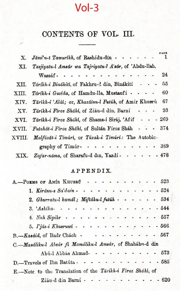 The History of India: As Told By Its Own Historians – The Muhammadan Period (Set of 8 Volumes)