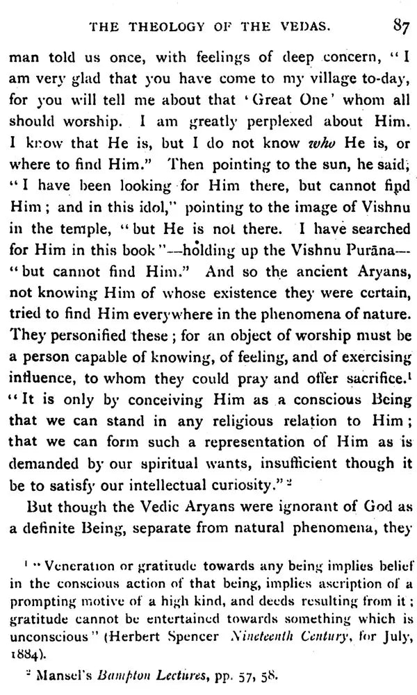 The Teaching of The Vedas – What Light Does It Throw on the Origin and Development of Religion