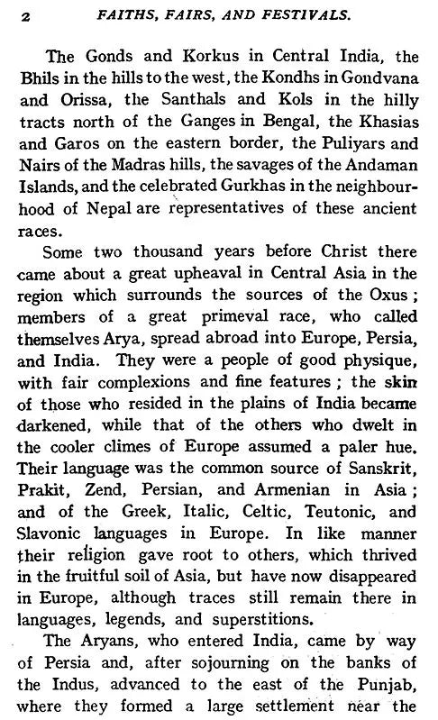 Faiths Fairs and Festivals of India