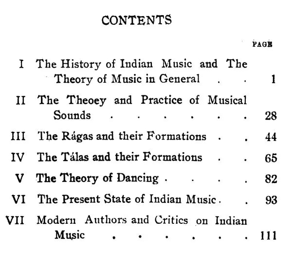 History of Indian Music With Particular Reference to Theory and Practice