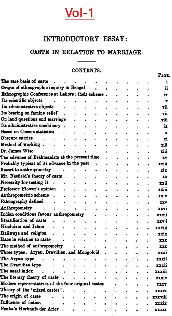 The Tribes and Castes of Bengal: Ethnographic Glossary (Set of 2 Volumes)