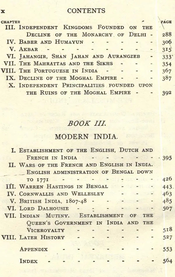 History of India – Down to The End of The Reign of Queen Victoria