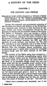 History of Sikhs From The Origin of The Nation to Battles of The Sutlej