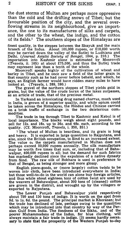 History of Sikhs From The Origin of The Nation to Battles of The Sutlej