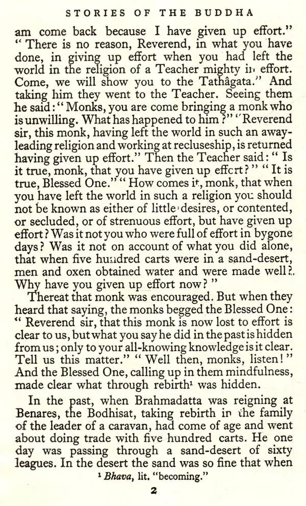 Stories of The Buddha – Being Selections From The Jataka