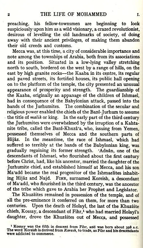 The Spirit of Islam – A History of the Evolution and Ideals of Islam with Life of the Prophet
