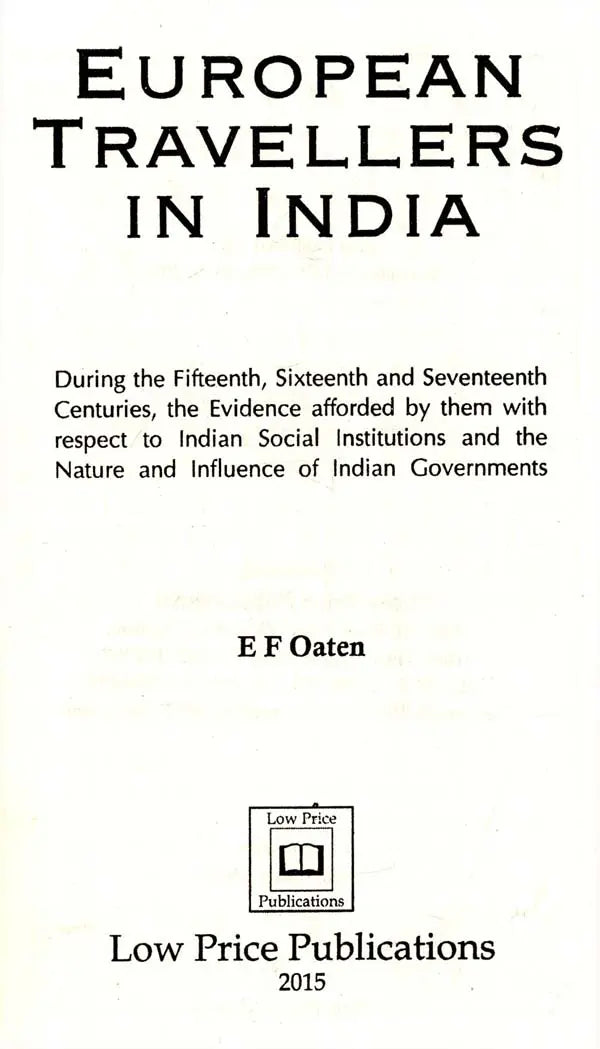 European Travellers in India