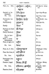 English-Tibetan Colloquial Dictionary (Second Edition of the Second Part of A Manual of Colloquial Tibetan)
