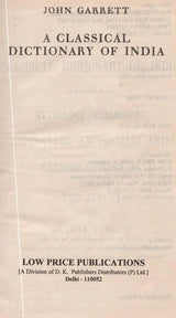 A Classical Dictionary of India