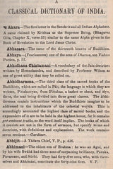 A Classical Dictionary of India
