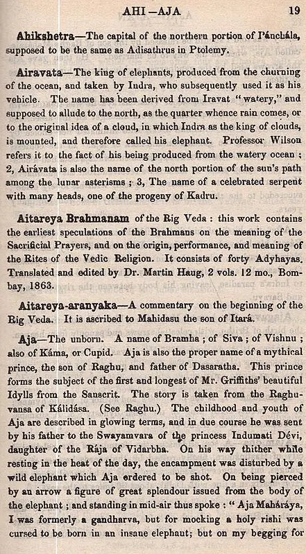 A Classical Dictionary of India