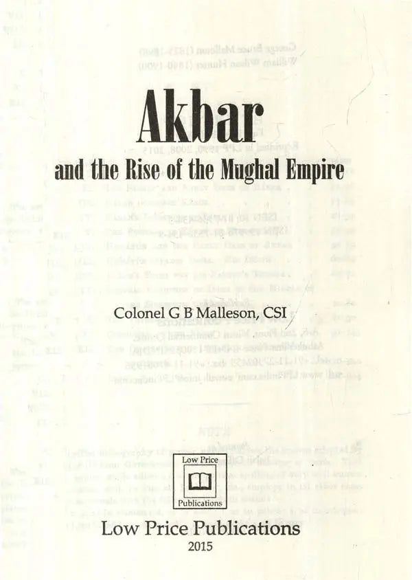 Akbar and the Rise of Mughal Empire (Rulers of India)