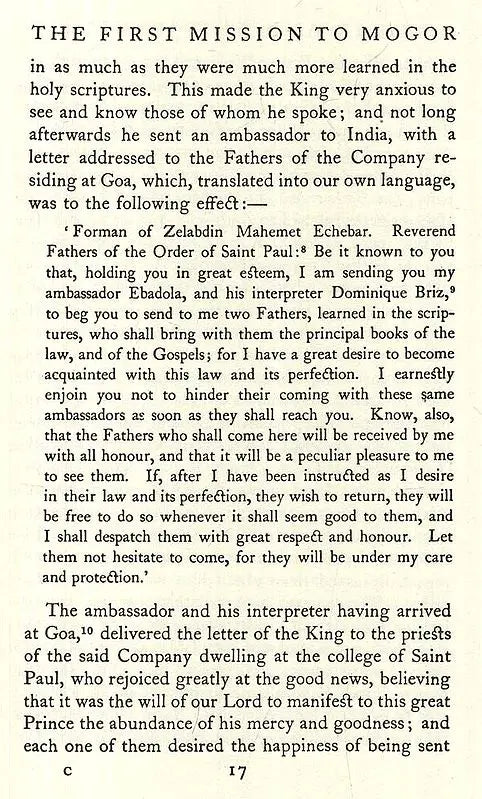 Akbar and the Jesuits: An Account of the Jesuit Missions to the Court of Akbar