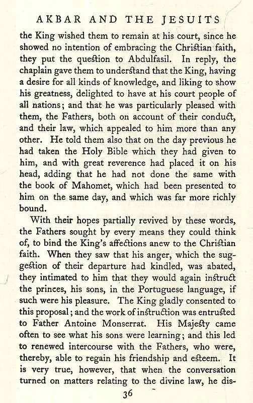 Akbar and the Jesuits: An Account of the Jesuit Missions to the Court of Akbar