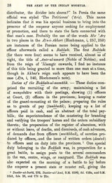 The Army of the Indian Moghuls: Its Organization and Administration