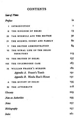 History of Delhi Under the Later Mughals