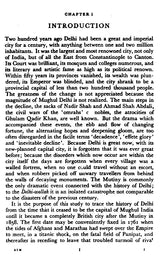 History of Delhi Under the Later Mughals