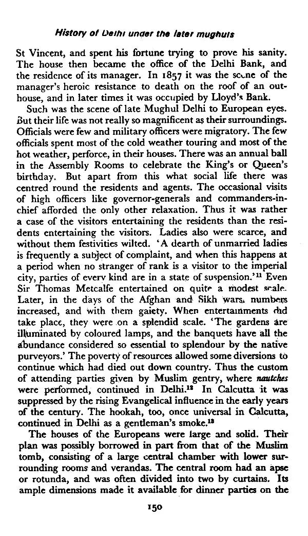 History of Delhi Under the Later Mughals