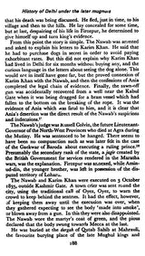 History of Delhi Under the Later Mughals