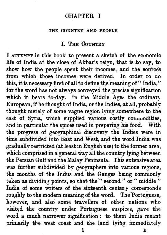 India at the Death of Akbar (An Economic Study)