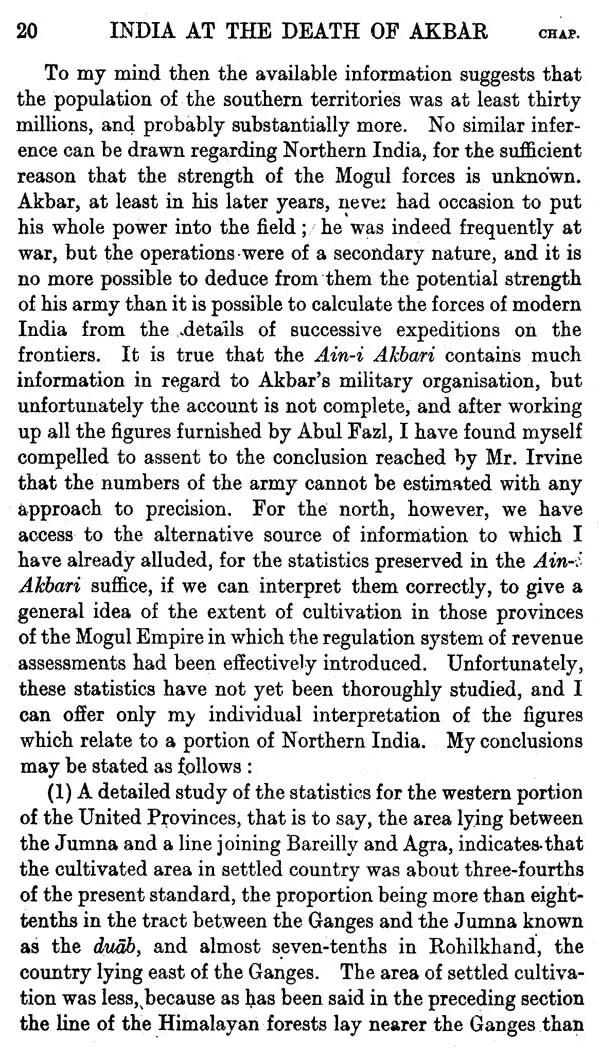 India at the Death of Akbar (An Economic Study)