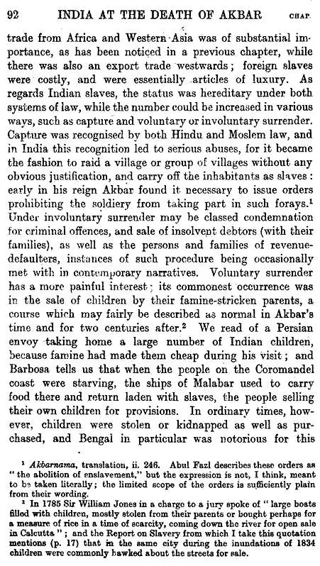 India at the Death of Akbar (An Economic Study)