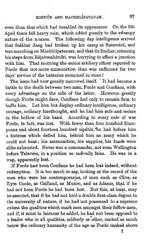The Decisive Battles of India (From 1746 to 1849)