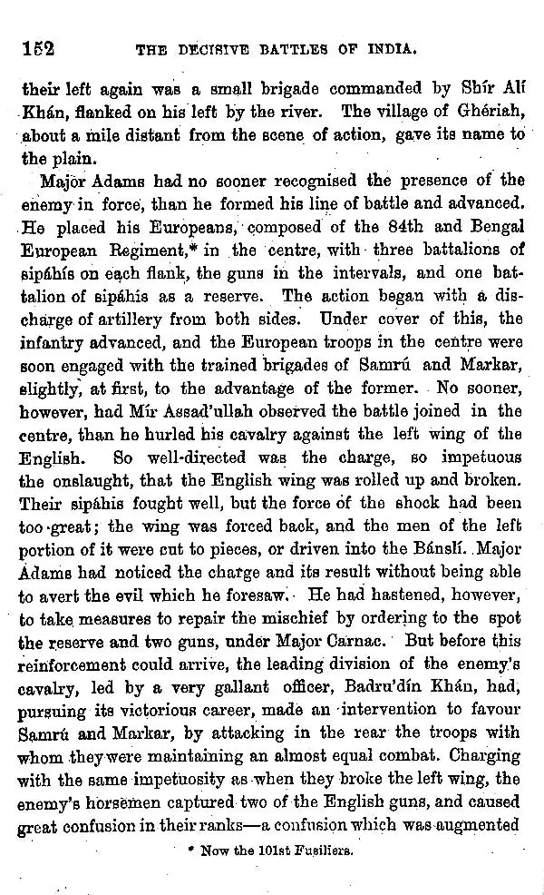 The Decisive Battles of India (From 1746 to 1849)
